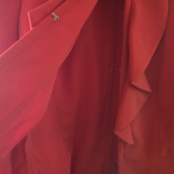 Vintage nipon boutique red shacket women's size 4 - Picture 5 of 5